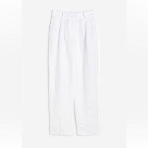 H&M women White linen Pants